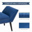Banc moderne capitonné à boutons HOMcom