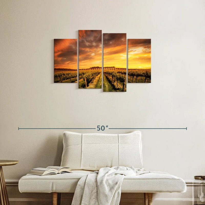 Alvord Barossa Valley Vineyard, 22" H x 36" W