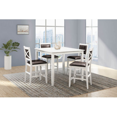 Achicam 4 - Person Four Leg Dining Set