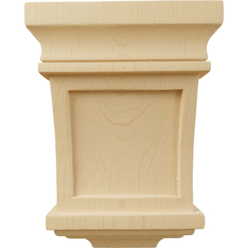 Support en bois / corbeau H 7 po x l 5 po x P 3 po, Aulne
