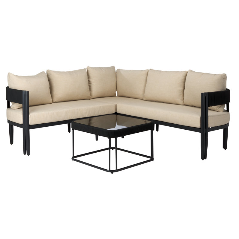 Outdoor 12 - Piece Conversation Set, Taupe