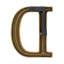 Heurtoir de porte lettre monogramme-15229956-15229951