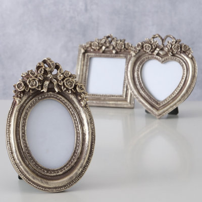 Guinto Antique Silver Picture Frame - Set of 3