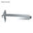 6" Brass Square Shower Arm, Chrome