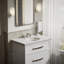 Caxton® Ceramic Oval Undermount Bathroom Sink with Overflow-1704923