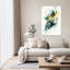Vibrant Watercolor Burst Abstract Contemporary Modern Wall Art Print by Mauro - Wrapped Canvas Print-1345038048
