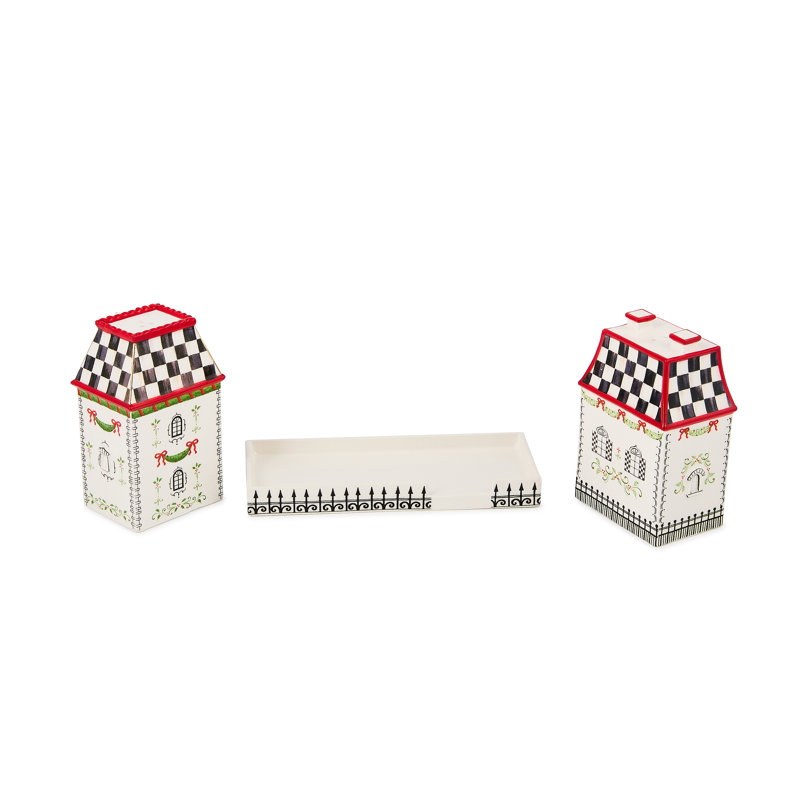 Holly Village Salt And Pepper Set