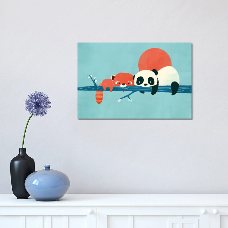Pandas by Jay Fleck - Wrapped Canvas Print, 30.48 cm H x 45.72 cm W
