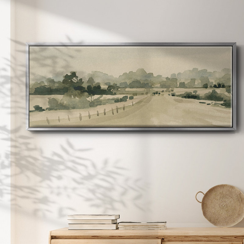 Les routes de campagne II - toile encadrée