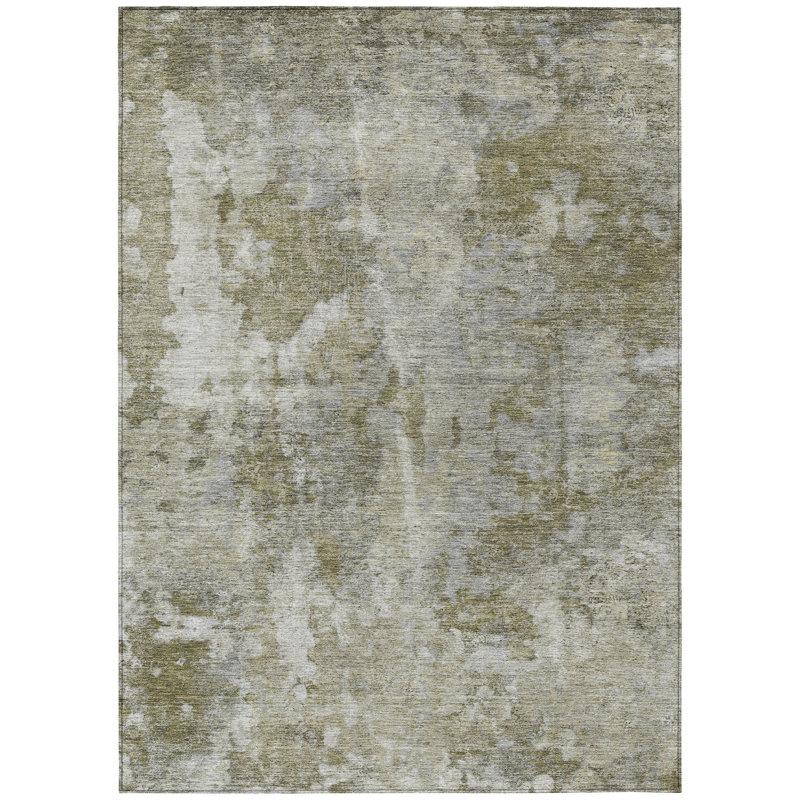 Abstract Indoor / Outdoor Rug, Rectangle 10' x 14'