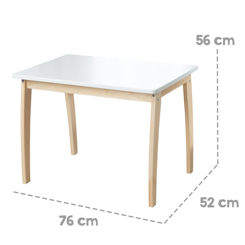 Kids 4 Piece Rectangular Play Table