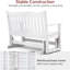 Banc oscillant d'extérieur 49,21 po-1958824041
