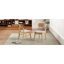 Ensemble de 2 chaises de salle à manger en tissu Mid-Century-1177738858