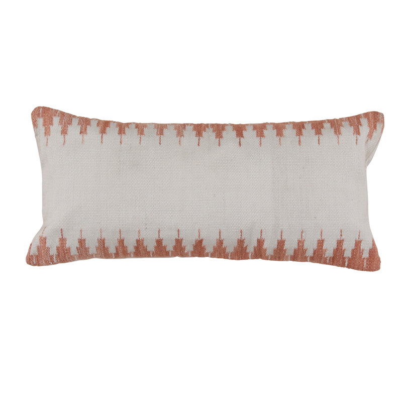 Polyester Lumbar Rectangular Indoor/Outdoor Pillow Cover & Insert, 30"H x 14"W