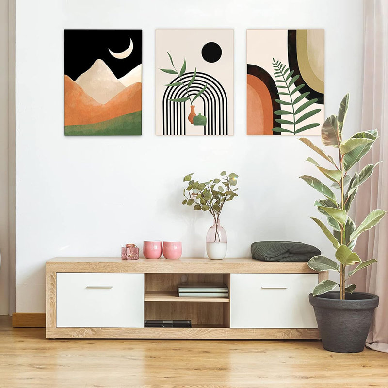 3 Piece Wrapped Canvas Wall Art