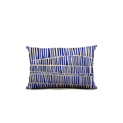 Ikom Polyester/Polyester Blend Lumbar Rectangular Indoor/Outdoor Pillow Cover & Insert