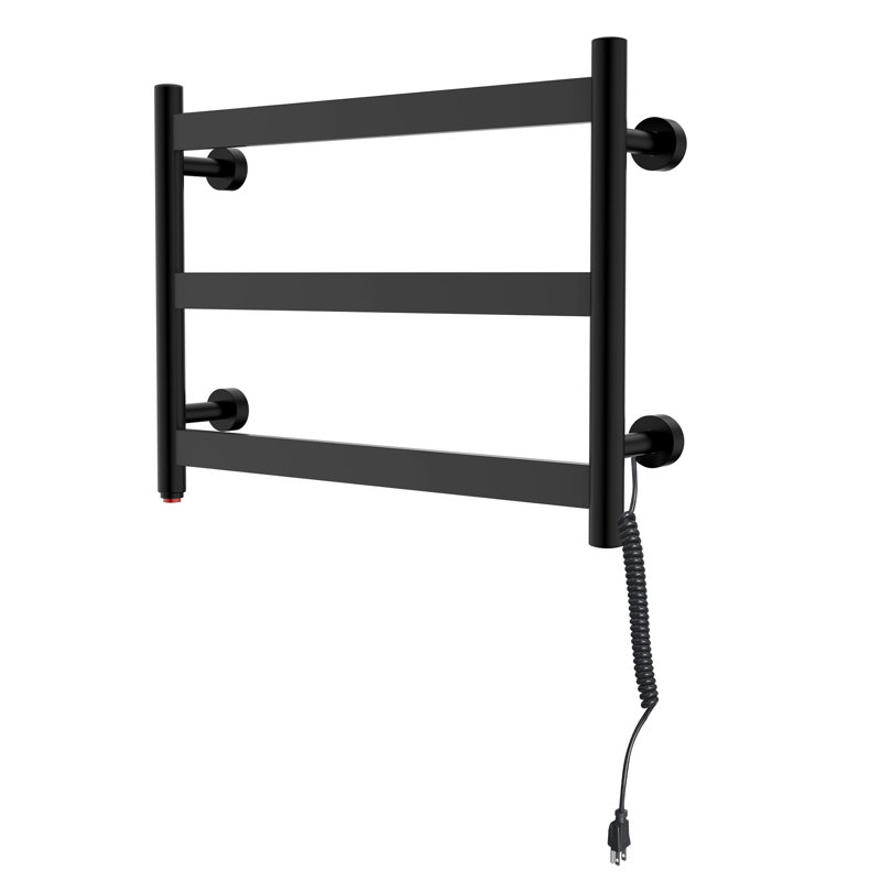 Chauffe-serviettes électrique chauffant mural Heatgene, Noir mat