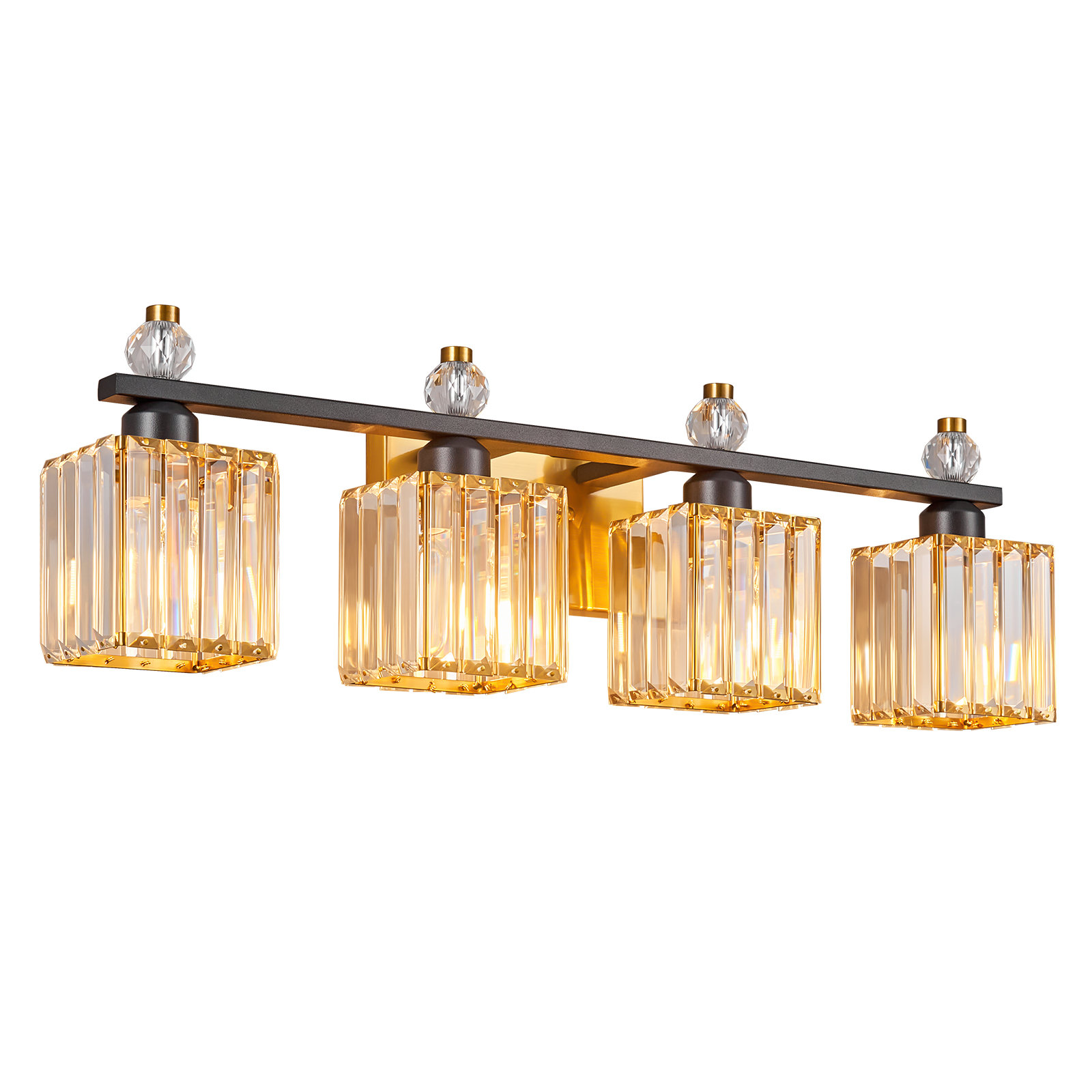 Mercer41 Bathroom Vanity Lamp Modern Crystal Vanity Lamp Bathroom Light ...