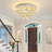 Modern Dimmable Crystal Chandelier-437872323