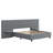 Upholstered Platform Bed With Big Headboard
