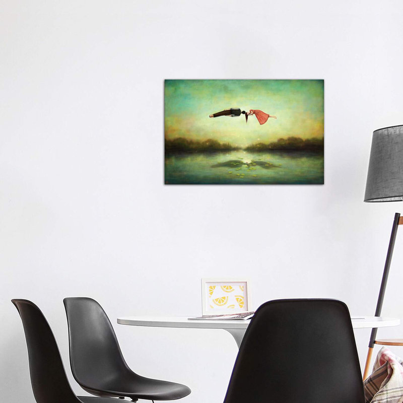«Dreamers Meeting Place» par Duy Huynh - reproduction, H 12 po x l 18 po x 1,5 po, Toile tendue