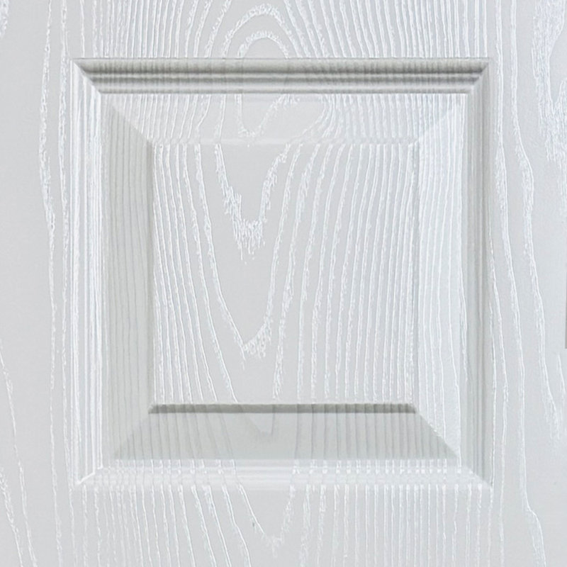 30 po x 80 po 6 panneaux de porte en composite texturé blanc à âme creuse | Idée de cadeau, Avec une couche d'apprêt, Creux