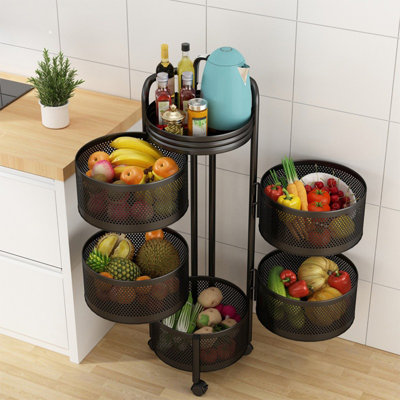 90cm H x 30cm W Utility Cart with Wheels