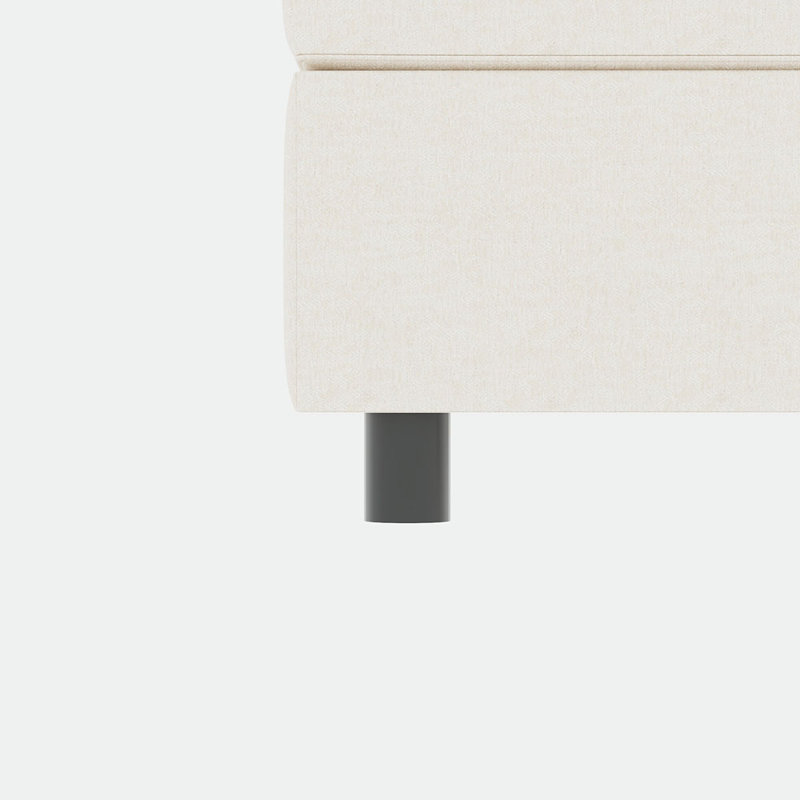 Siège sans accoudoirs pour canapé modulaire modulaire, Beige