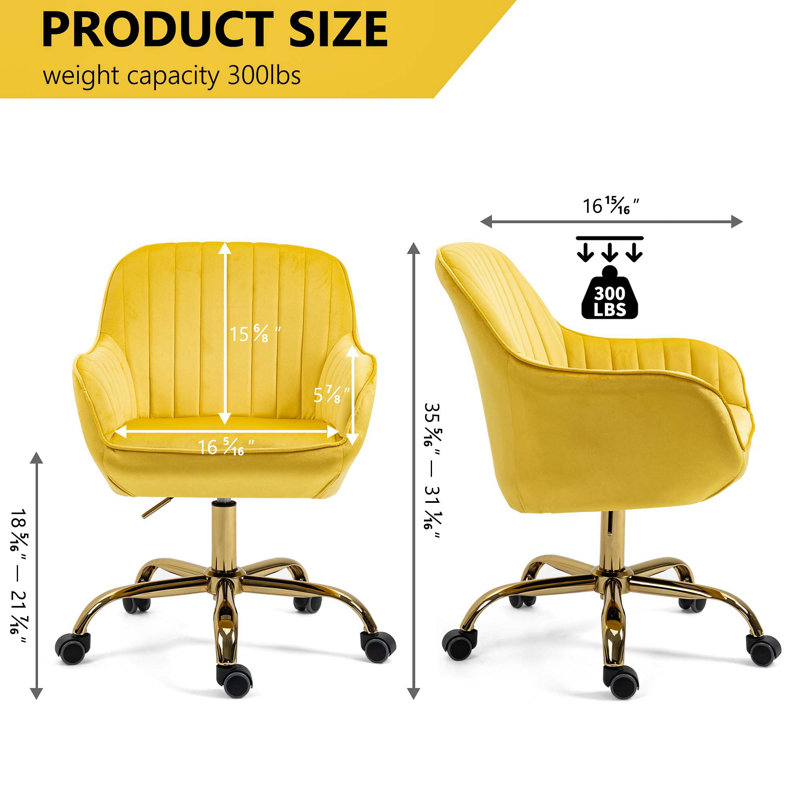 Chaise avec accoudoirs en velours Emery Camyra