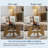 31.5" Glass Coffee Table for Living Room, 2-Tier Wood Accent Center Table with Open Storage-29619940