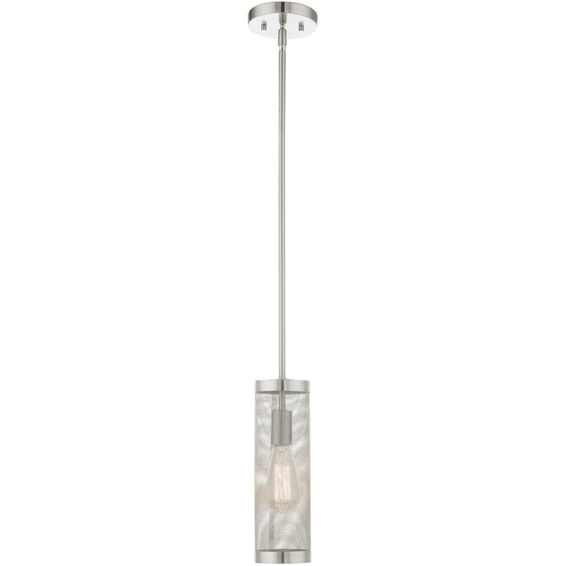 Luminaire suspendu cylindrique 1 lumière