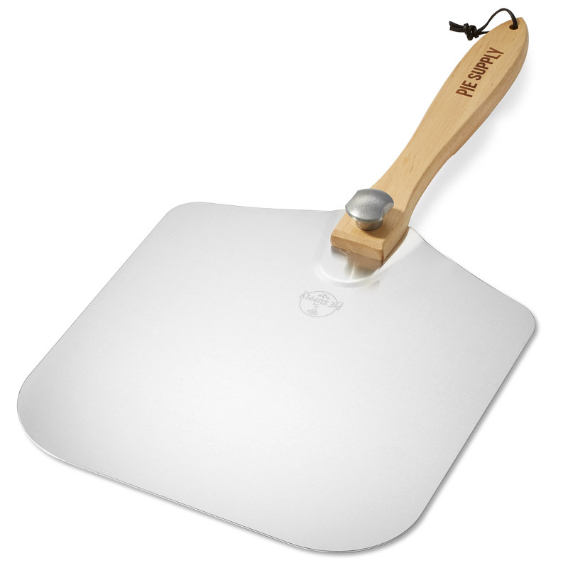 Pie Supply Aluminum  Pizza Peel, 27" H x 14" W