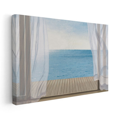 «Blue Breeze», reproduction d'art sur toile