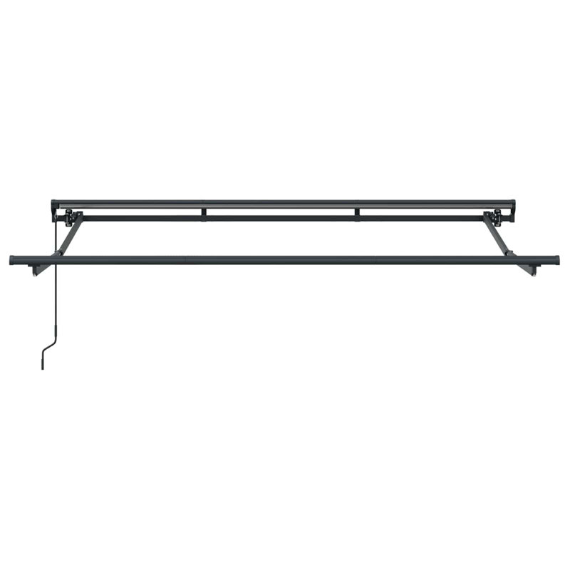 VidaXL Retractable Patio Awning, Anthracite, 250cm W x 200cm D