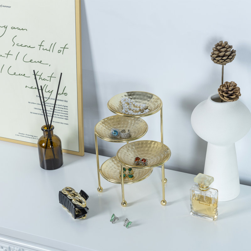 Gold Metal Ring Holder