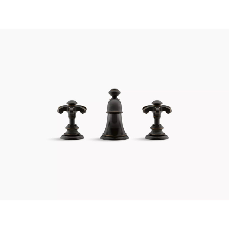 Artifacts Bathroom Sink Prong Handles, Oil Rubbed Bronze