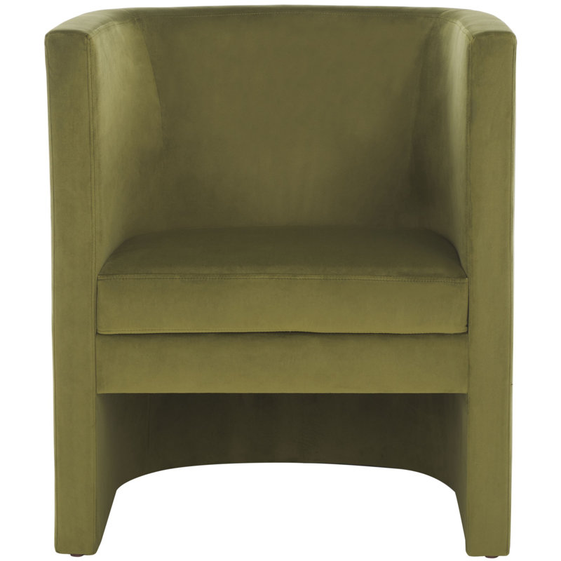 Jennabel Velvet Armchair, Olive Green