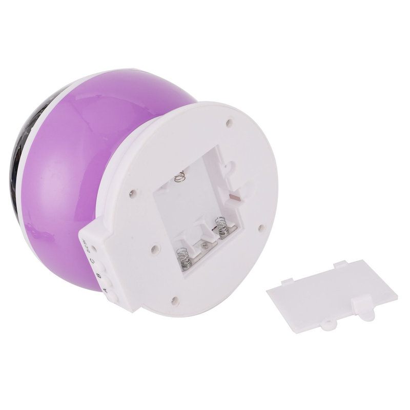 Projecteur d'étoiles à DEL avec veilleuse pour chambre de bébé, Mauve