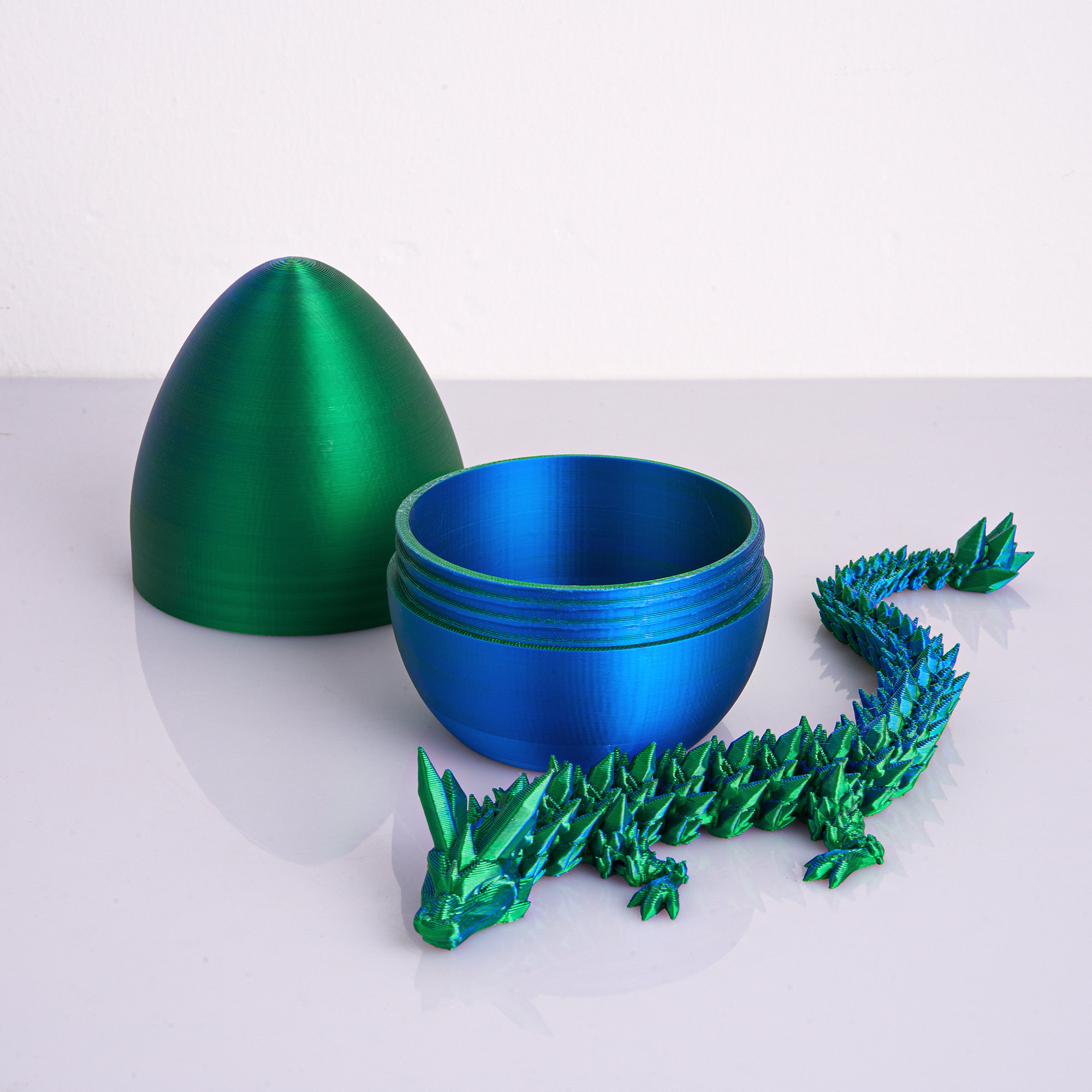 The Holiday Aisle® Easter 3d Printed Dragon Egg Decoration 