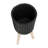 S/2 10/12" RIDGED PLANTER W/ WOOD LEGS (KD)