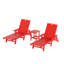 Ensemble de 3 chaises longues inclinables Laguna-68234435