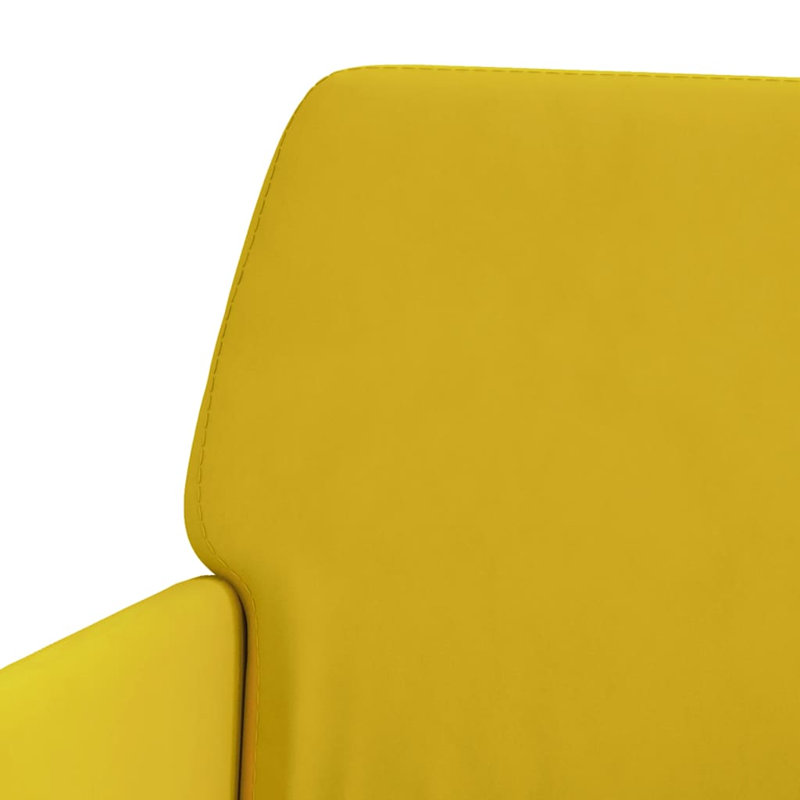 Upholstered Accent Chair, Yellow