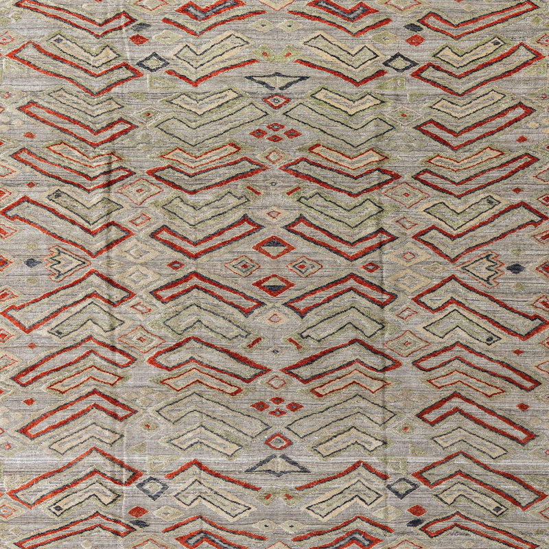 Abstract Indoor Rug, Square 8'
