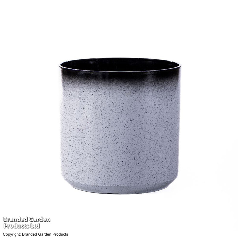 Pot Planter, 25.5cm H x 26cm W x 26cm D, Gray