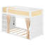 Lits avec rangement, lit superposé simple en bois, chambre d'enfant moderne peu encombrante-1986081058