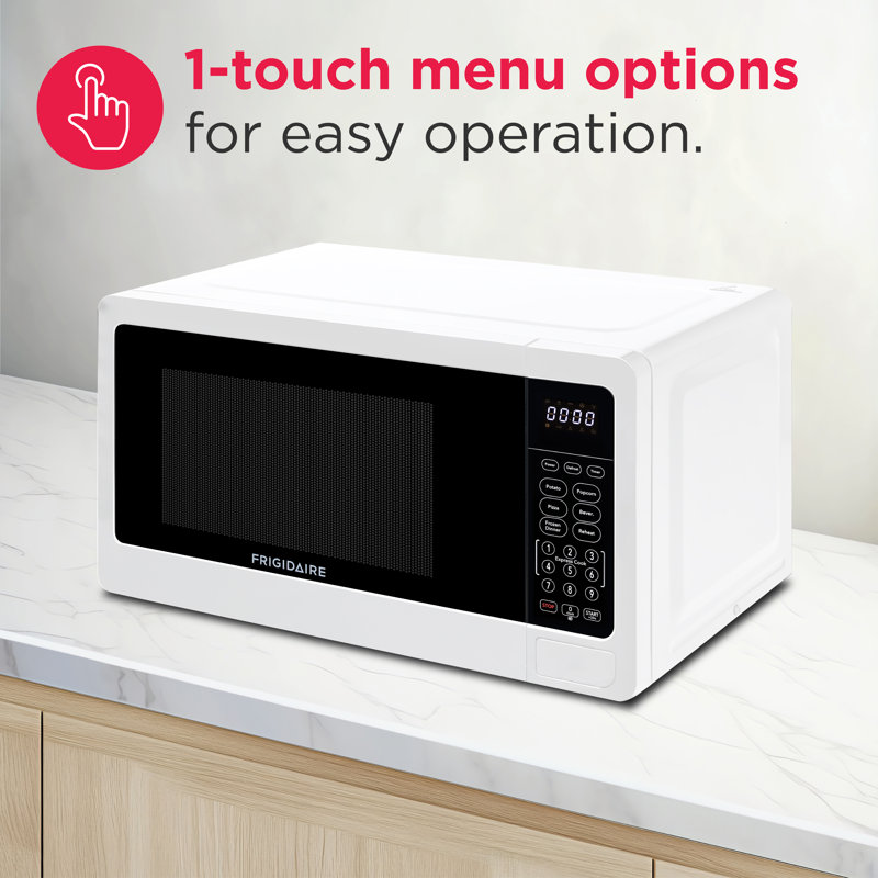 Frigidaire, 0.7 Cu. Ft. Countertop Microwave Oven, White