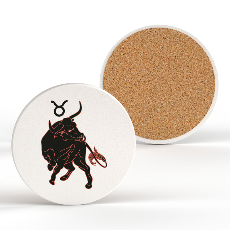 Kana Ceramic Round 1 Piece Coaster