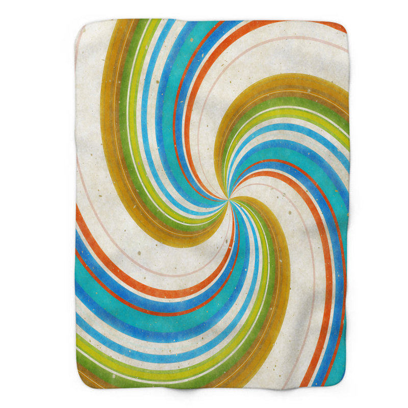 Vivid Spin - 1 Piece Blanket, Queen