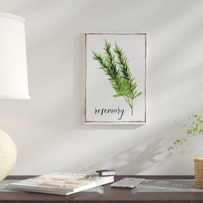 « aquarelle herbes v », impression sur toile