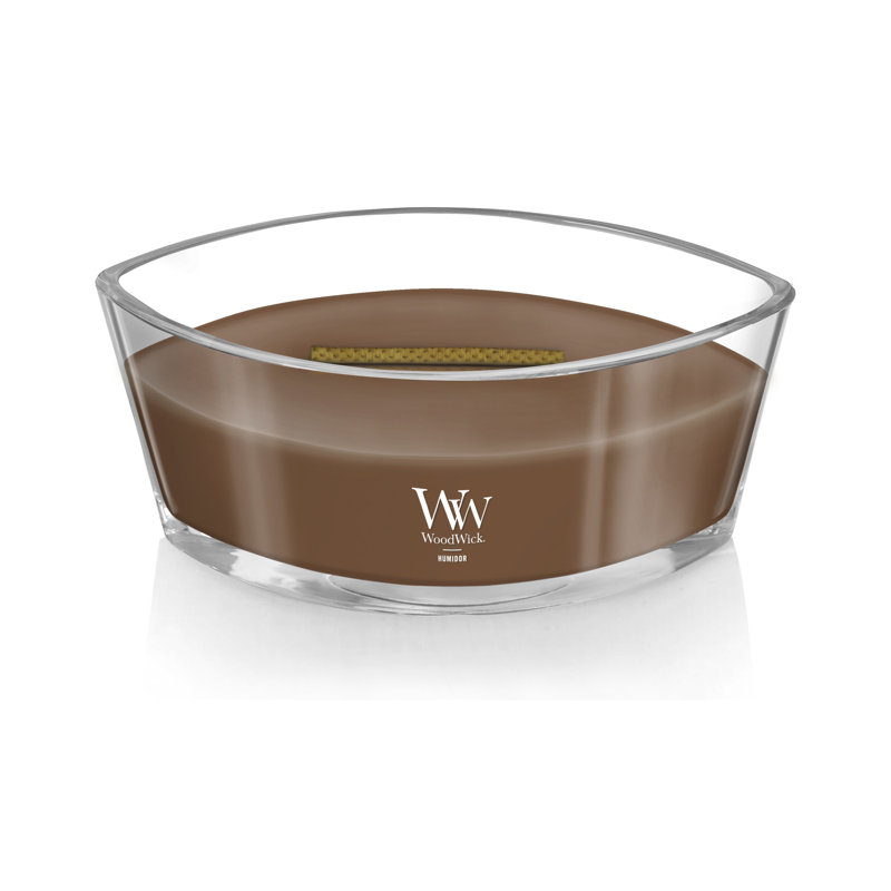 Bougie WoodWick® Chai Ellipse, Brun foncé